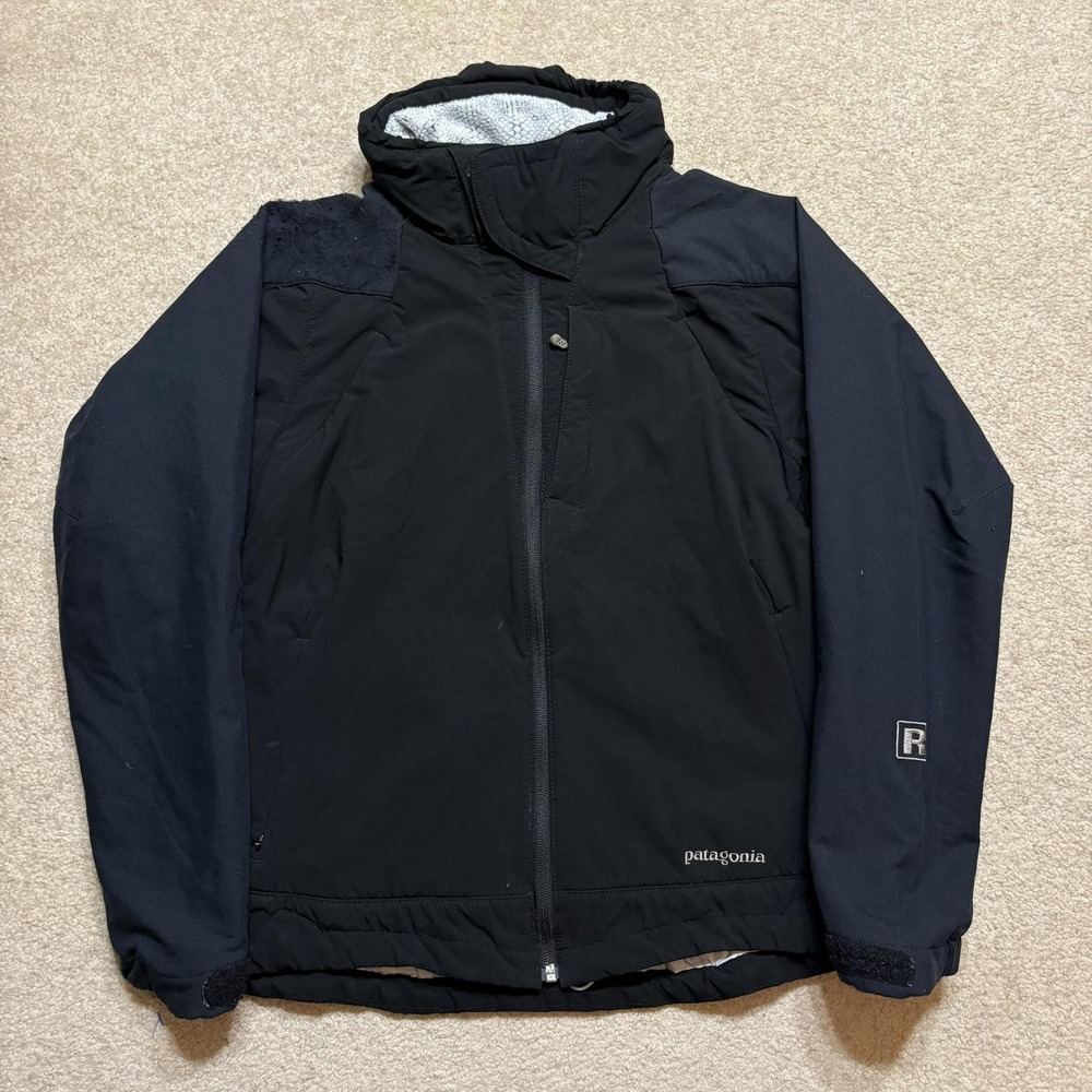 Vtg Patagonia Winter Sun Jacket Womens XS Black Regulator Full Zip Insulated Ski